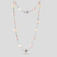 Multi Colour Pearl aand Diamond Strand Necklace