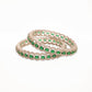 Ruby Diamond Silever Bangles