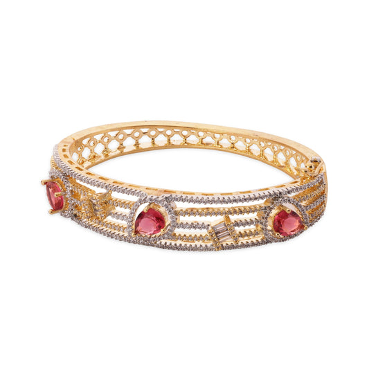 Paisley Ruby Motifs Band Bracelet
