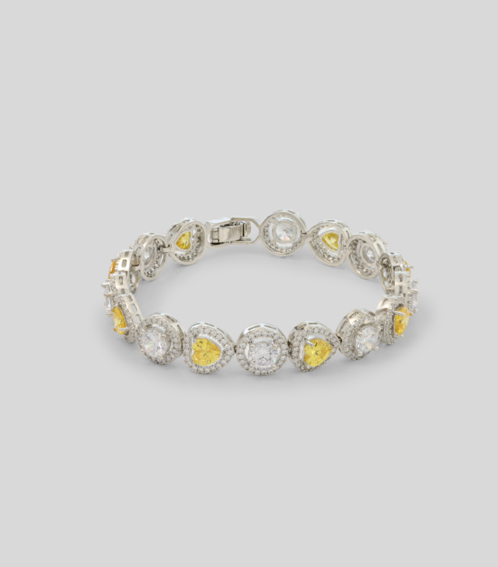 Caeruleus Radiance Silver Bracelet