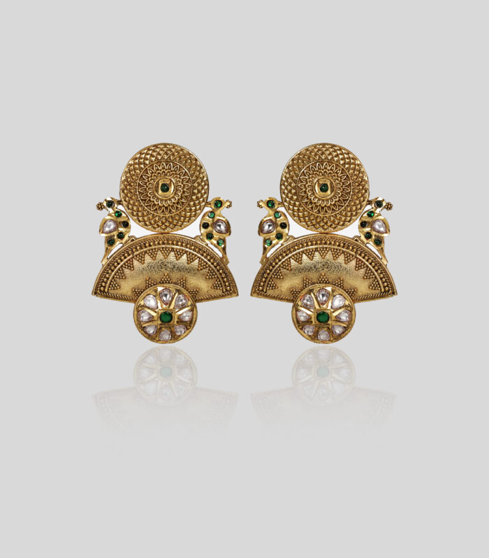 Golden Sunburst Heritage Studs