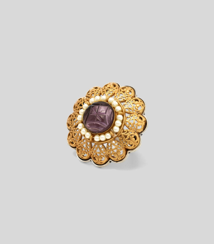 Filigree Enigma Ring
