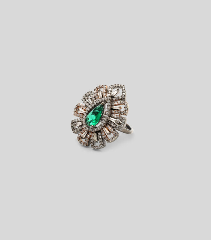 Radiant Frond Bloom Ring