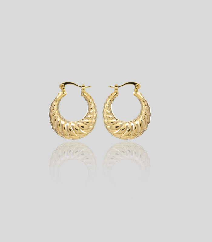 Golden Tide Hoops