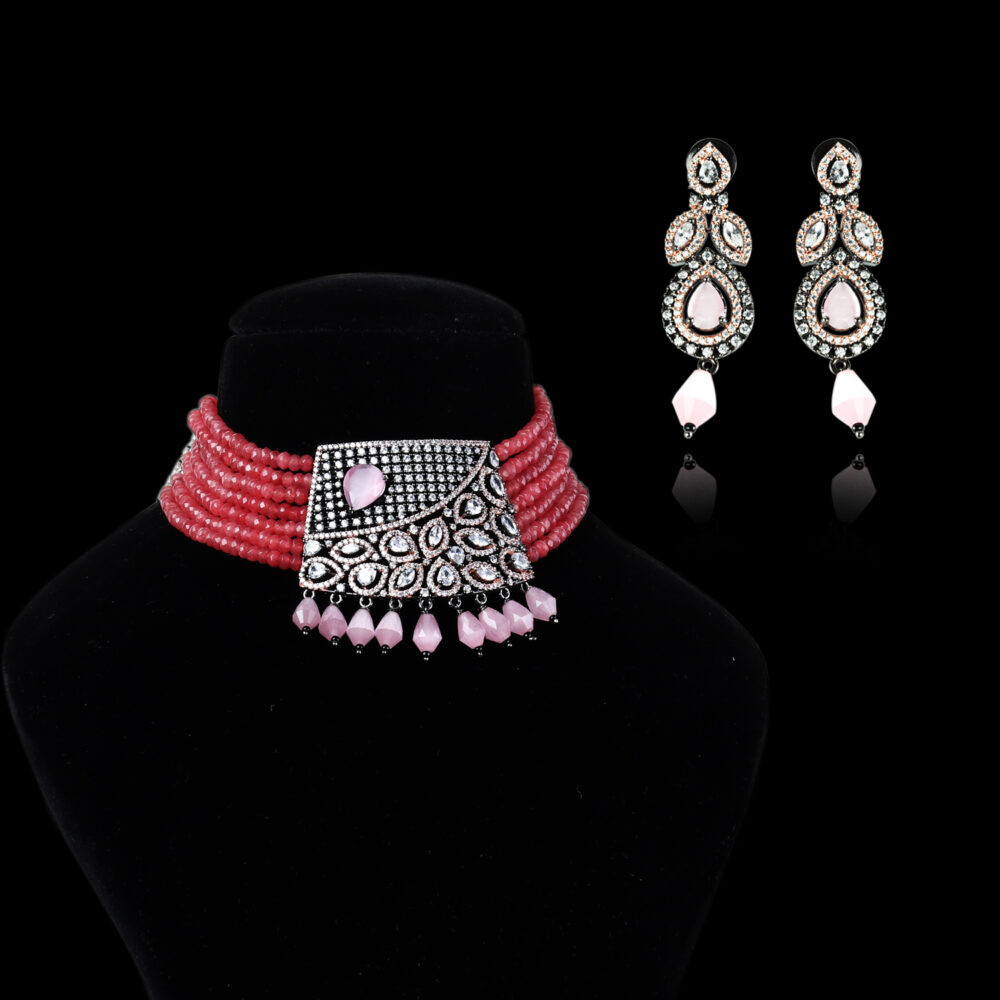 Rosewater Cascade Choker Set - Image 4