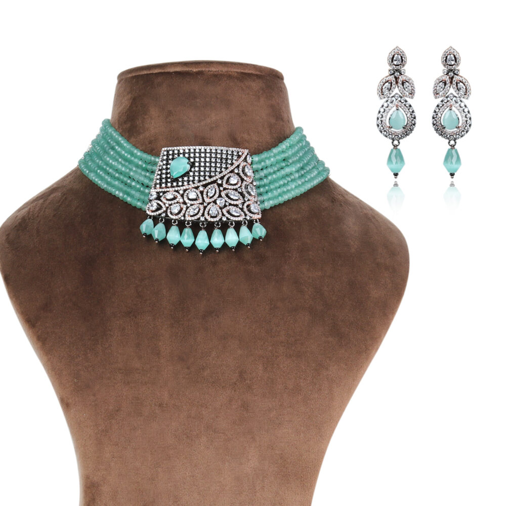 Rosewater Cascade Choker Set