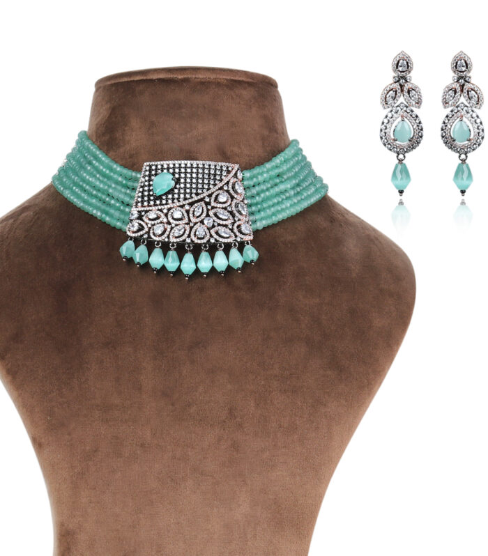 Rosewater Cascade Choker Set